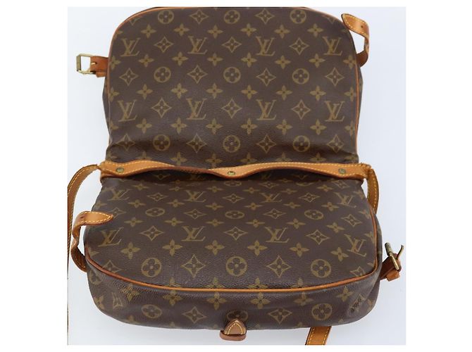LOUIS VUITTON Borsa a Spalla Monogram Saumur 30 M42256 LV Auth ka2534 Monogramma - vista 21