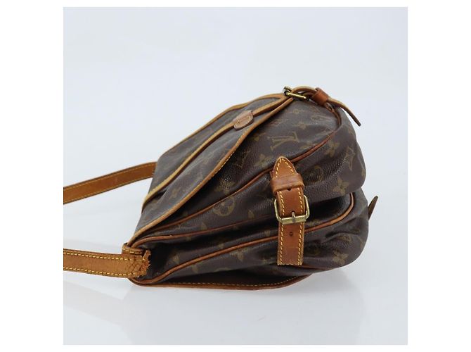 LOUIS VUITTON Borsa a Spalla Monogram Saumur 30 M42256 LV Auth ka2534 Monogramma - vista 4