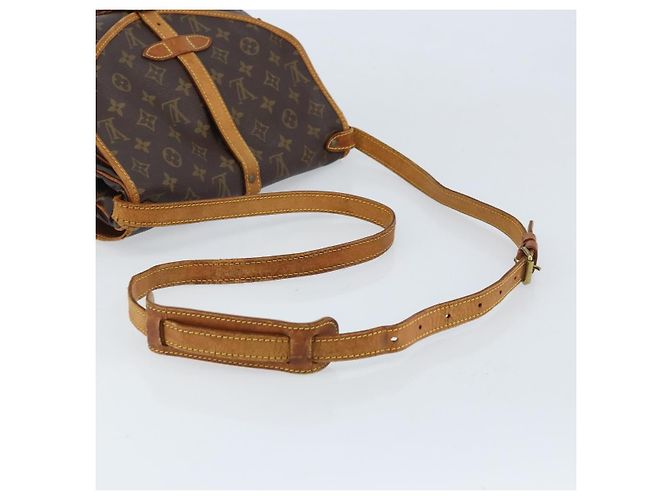 LOUIS VUITTON Borsa a Spalla Monogram Saumur 30 M42256 LV Auth ka2534 Monogramma - vista 7