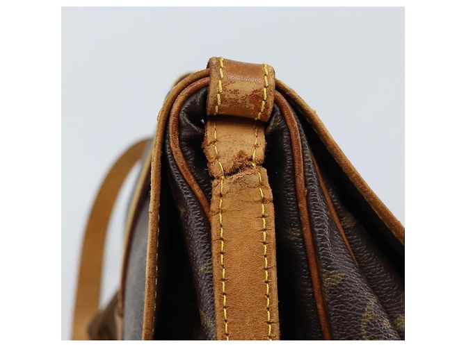LOUIS VUITTON Borsa a Spalla Monogram Saumur 30 M42256 LV Auth ka2534 Monogramma - vista 9