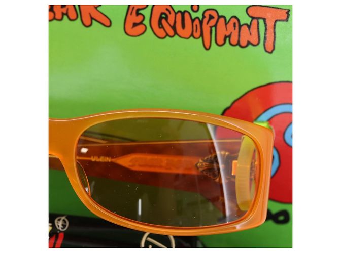 Chrome Hearts ULEIN Collaboration Car Figure Sunglasses Set Auth 171176SM Orange - view 17
