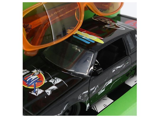 Chrome Hearts ULEIN Collaboration Car Figure Sunglasses Set Auth 171176SM Orange - view 6