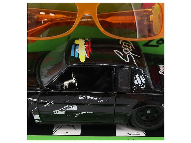 Chrome Hearts ULEIN Collaboration Car Figure Sunglasses Set Auth 171176SM Orange - view 7