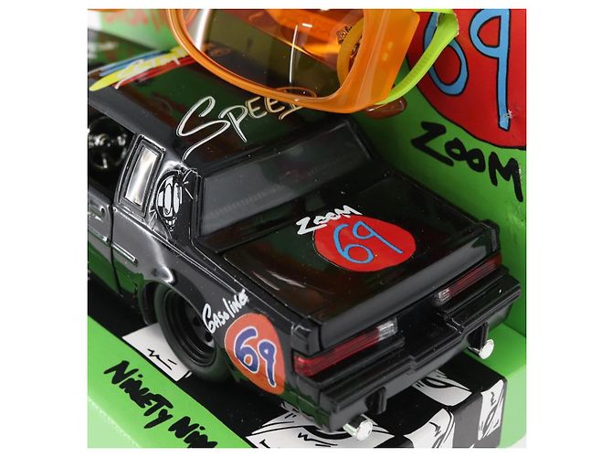 Chrome Hearts ULEIN Collaboration Car Figure Sunglasses Set Auth 171176SM Orange - view 8