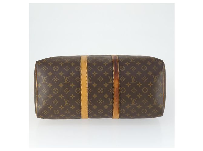 LOUIS VUITTON Borsa Boston Monogram Keepall 45 M41428 LV Auth 171732 Monogramma - vista 5