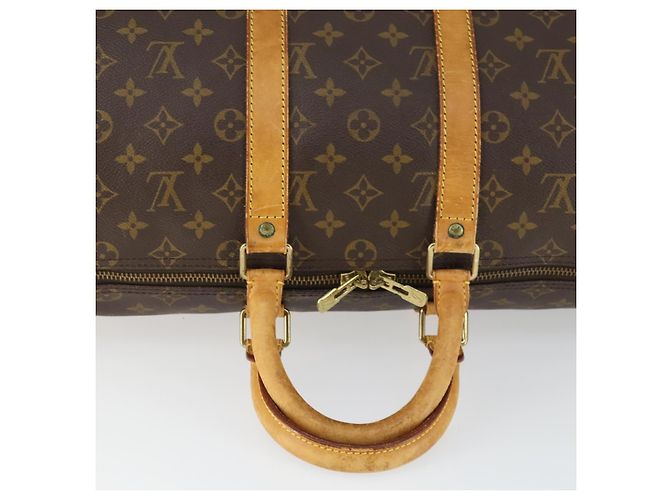 LOUIS VUITTON Borsa Boston Monogram Keepall 45 M41428 LV Auth 171732 Monogramma - vista 7