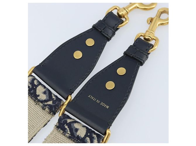 Correa de Hombro de Lona Trotter Christian Dior 36,6"" Marino Auth ep13575 Azul marino - vista 7