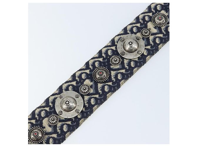 Correa de Hombro de Lona Trotter Christian Dior 36,6"" Marino Auth ep13575 Azul marino - vista 8