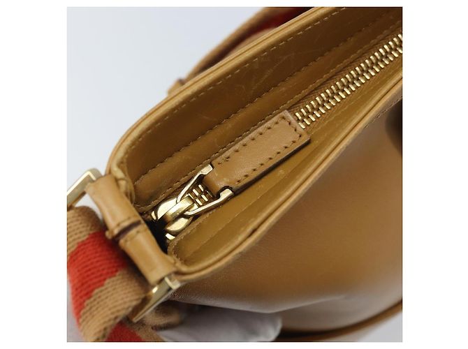GUCCI Borsa a Spalla Jackie Sherry in Pelle Marrone Oro 001 4094 Auth 172211 Rosso D'oro - vista 10