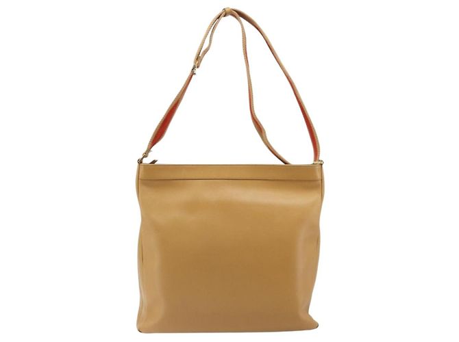GUCCI Borsa a Spalla Jackie Sherry in Pelle Marrone Oro 001 4094 Auth 172211 Rosso D'oro - vista 2