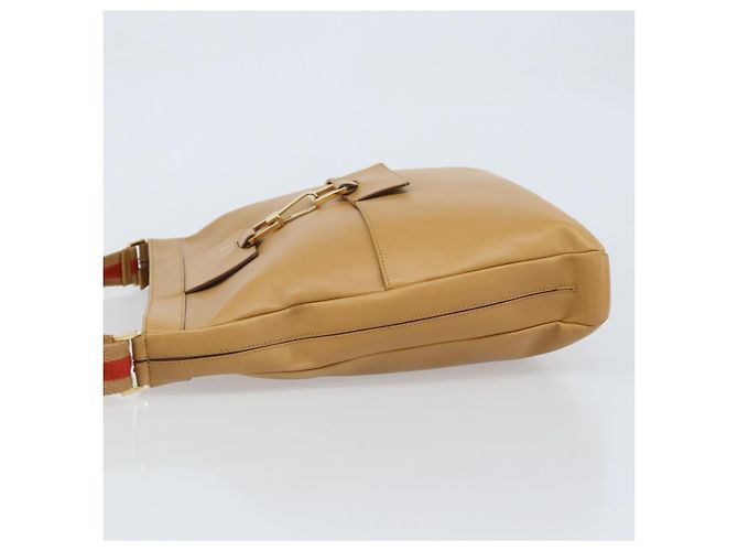 GUCCI Borsa a Spalla Jackie Sherry in Pelle Marrone Oro 001 4094 Auth 172211 Rosso D'oro - vista 4
