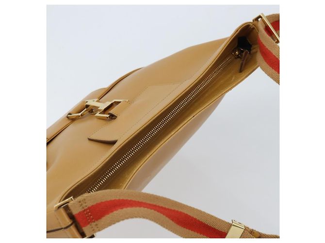 GUCCI Borsa a Spalla Jackie Sherry in Pelle Marrone Oro 001 4094 Auth 172211 Rosso D'oro - vista 6