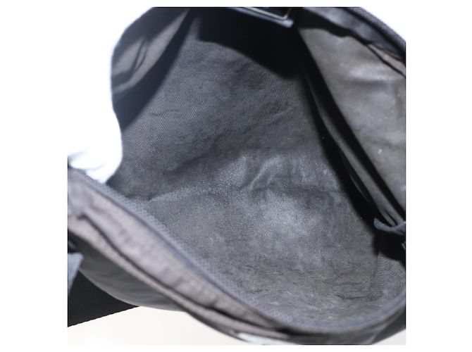 Borsa a Spalla PRADA Nylon Nero Argento Autentica 170378 - vista 11