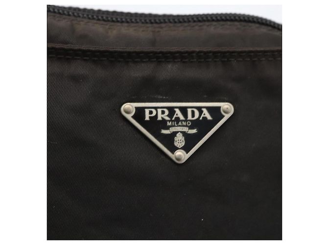 Borsa a Spalla PRADA Nylon Nero Argento Autentica 170378 - vista 18