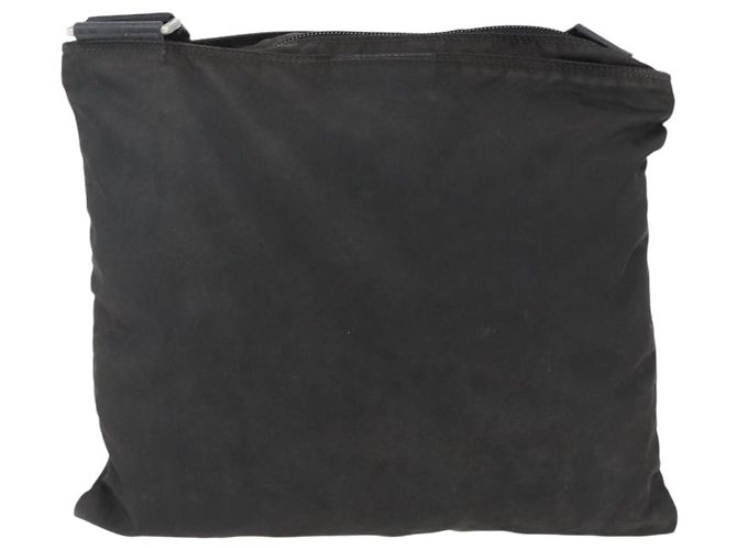 Borsa a Spalla PRADA Nylon Nero Argento Autentica 170378 - vista 2