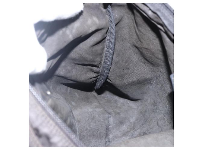 Borsa a Spalla PRADA Nylon Nero Argento Autentica 170378 - vista 21
