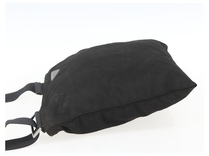 Borsa a Spalla PRADA Nylon Nero Argento Autentica 170378 - vista 3