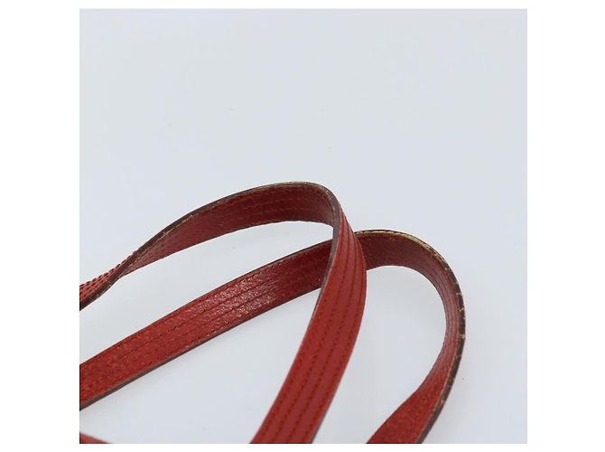 Borsa a mano in tela GG Gucci Rossa Argento 113017 Auth 172168 - vista 8