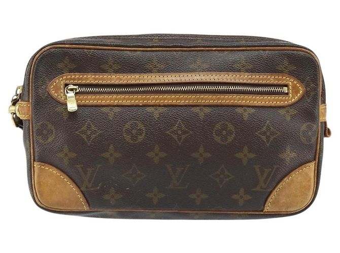 LOUIS VUITTON Clutch Marly Dragonne GM Monogram M51825 LV Auth ka2590 Monogramma - vista 13