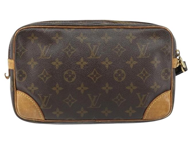 LOUIS VUITTON Clutch Marly Dragonne GM Monogram M51825 LV Auth ka2590 Monogramma - vista 2