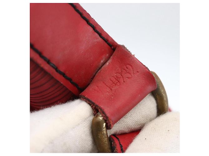 LOUIS VUITTON Borsa a Spalla Epi Noe Rossa M44007 LV Auth ka2439 Rosso - vista 12