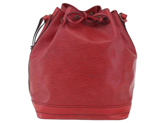 LOUIS VUITTON Borsa a Spalla Epi Noe Rossa M44007 LV Auth ka2439 Rosso - vista 13