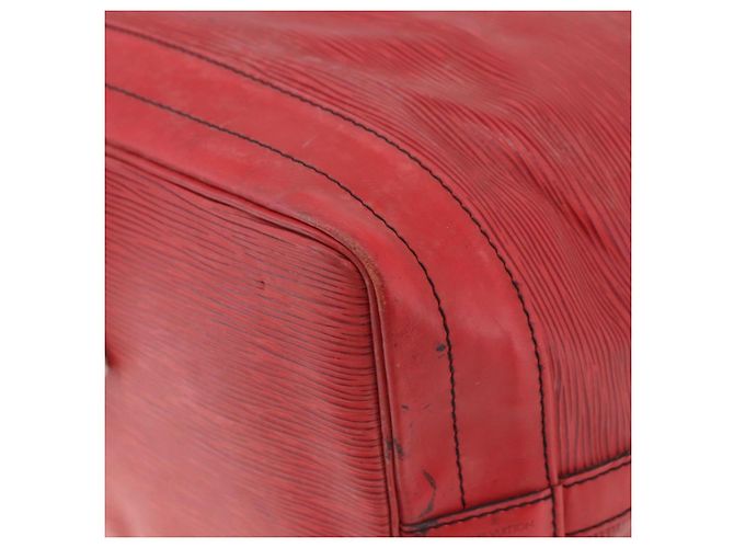 LOUIS VUITTON Borsa a Spalla Epi Noe Rossa M44007 LV Auth ka2439 Rosso - vista 8