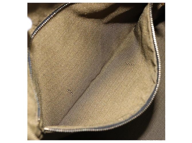 FENDI Zucca Canvas Kosmetiktasche Schwarz Braun Gold Auth ep13520 Golden - Ansicht 22
