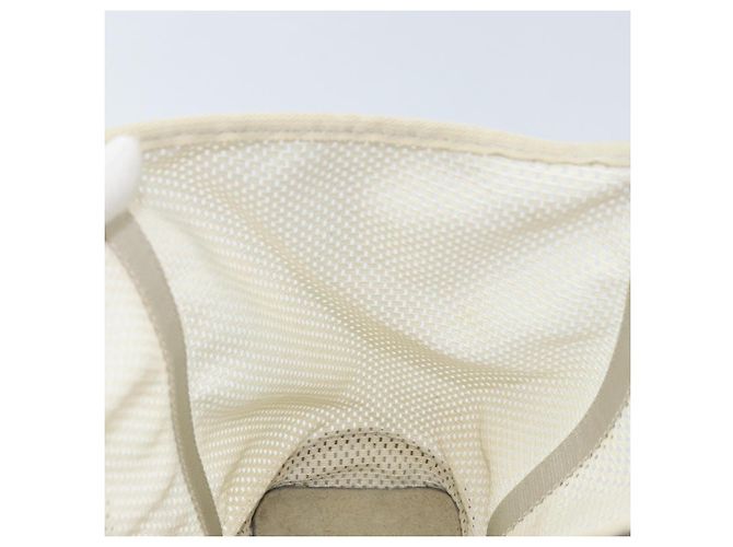 PRADA Borsa a Mano in Tela Bianca e Argento Auth bs33443 Bianco - vista 11