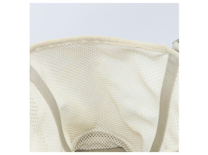 PRADA Borsa a Mano in Tela Bianca e Argento Auth bs33443 Bianco - vista 17