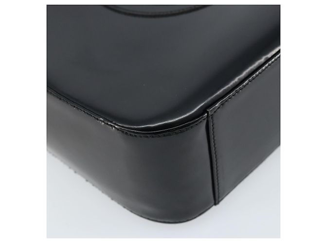 Borsa a Spalla GUCCI Pelle Verniciata Nera Argento 000 1186 0506 Auth ep13558 - vista 14