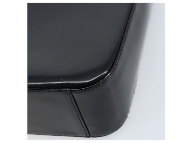Borsa a Spalla GUCCI Pelle Verniciata Nera Argento 000 1186 0506 Auth ep13558 - vista 15
