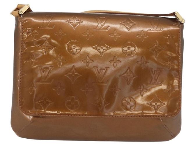 LOUIS VUITTON Borsa Thompson Street Monogram Vernis Bronzo M91124 LV Auth 172115 - vista 13