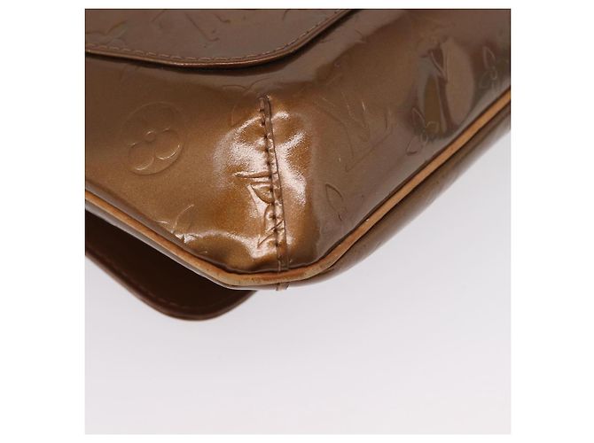 LOUIS VUITTON Borsa Thompson Street Monogram Vernis Bronzo M91124 LV Auth 172115 - vista 16