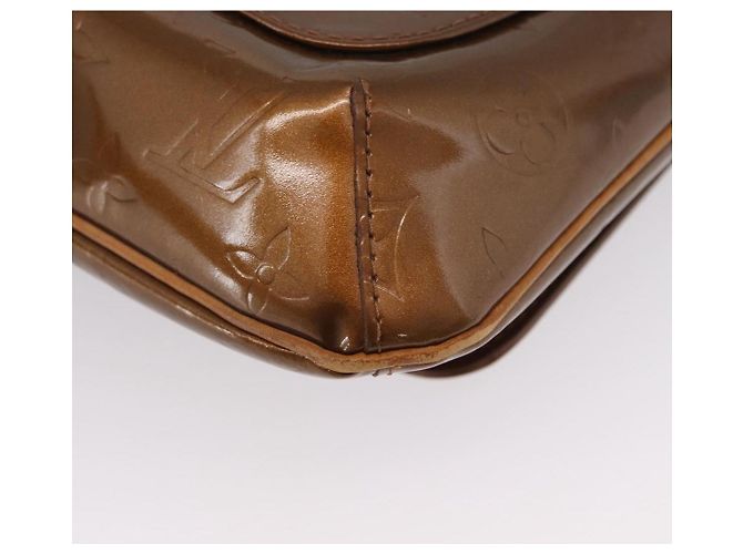LOUIS VUITTON Borsa Thompson Street Monogram Vernis Bronzo M91124 LV Auth 172115 - vista 17