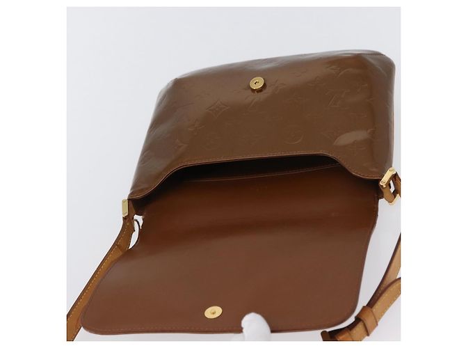 LOUIS VUITTON Borsa Thompson Street Monogram Vernis Bronzo M91124 LV Auth 172115 - vista 18