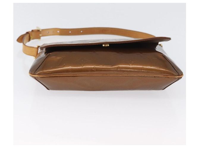 LOUIS VUITTON Borsa Thompson Street Monogram Vernis Bronzo M91124 LV Auth 172115 - vista 5