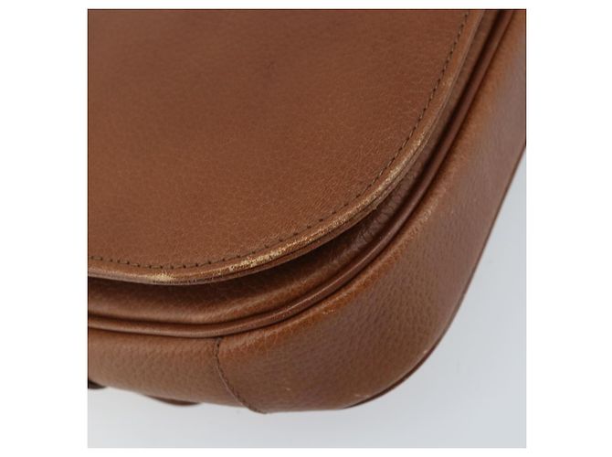 Borsa a Spalla Burberrys in Pelle Marrone Oro Auth ep13419 D'oro - vista 16