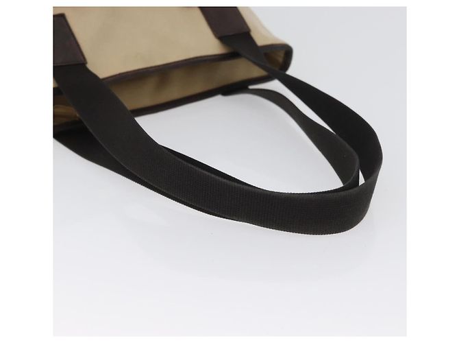 Borsa Tote GUCCI in nylon beige argento 28893 Auth bs33439 - vista 7