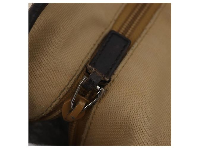 Borsa Tote GUCCI in nylon beige argento 28893 Auth bs33439 - vista 9