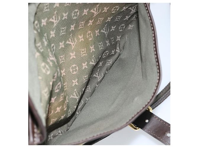 LOUIS VUITTON Borsa a Spalla Monogram Mini Belanger TST Khaki M92673 Auth th6595 Cachi - vista 11