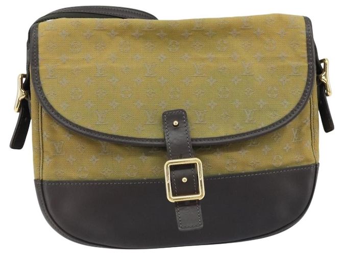 LOUIS VUITTON Borsa a Spalla Monogram Mini Belanger TST Khaki M92673 Auth th6595 Cachi - vista 13