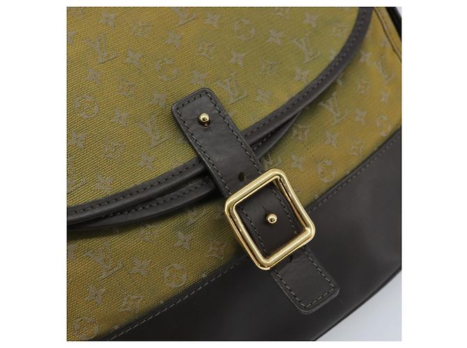 LOUIS VUITTON Borsa a Spalla Monogram Mini Belanger TST Khaki M92673 Auth th6595 Cachi - vista 17