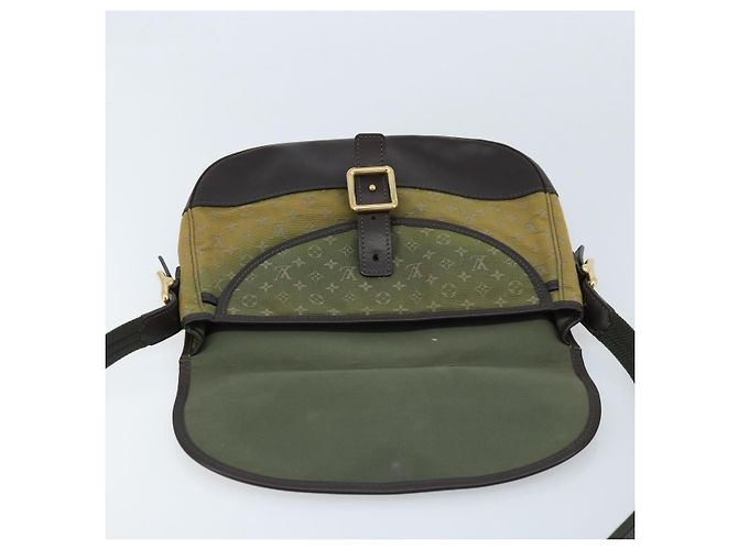 LOUIS VUITTON Borsa a Spalla Monogram Mini Belanger TST Khaki M92673 Auth th6595 Cachi - vista 18