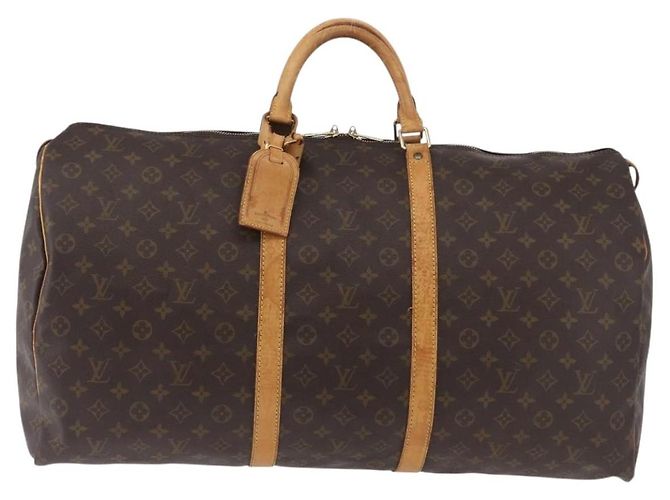 LOUIS VUITTON Borsa Boston Monogram Keepall 60 M41422 Auth LV ka2464 Monogramma - vista 13