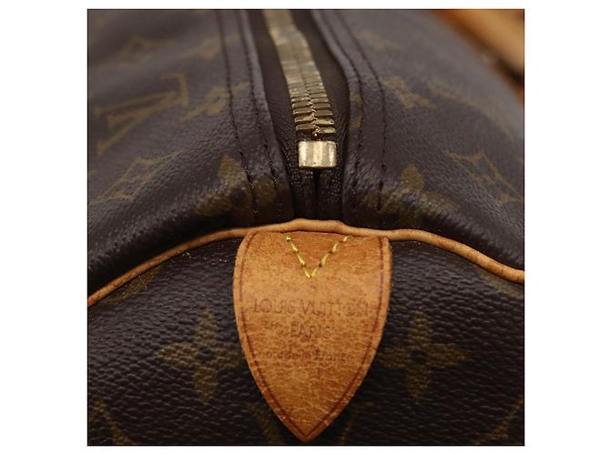LOUIS VUITTON Borsa Boston Monogram Keepall 60 M41422 Auth LV ka2464 Monogramma - vista 17
