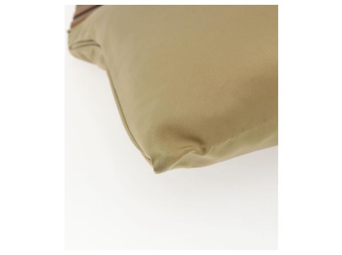 Borsa a Spalla Prada Nylon Beige Auth 171312 - vista 15