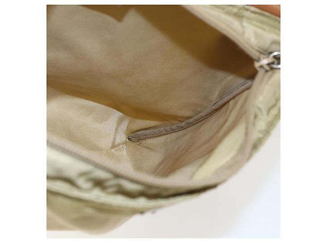 Borsa a Spalla Prada Nylon Beige Auth 171312 - vista 20