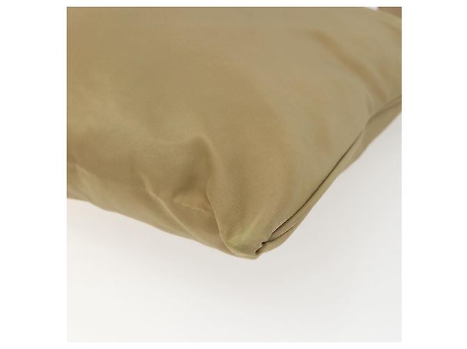 Borsa a Spalla Prada Nylon Beige Auth 171312 - vista 8