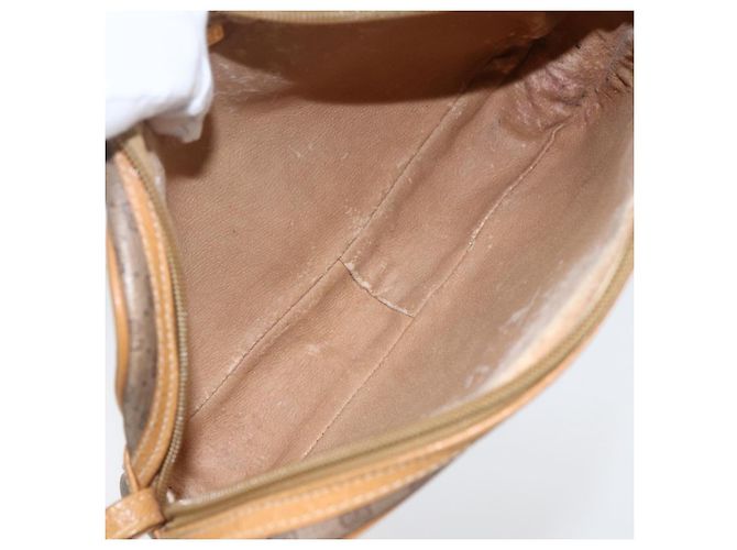 GUCCI Pochette Micro GG Supreme PVC Beige Oro 014 58 0097 Auth fm5160 D'oro - vista 11